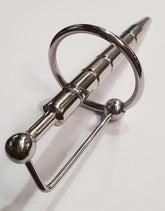 Penis Plug with Glans Ring Ribbed